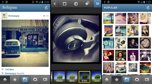 Instagram đang là tâm điểm của thế giới di động.