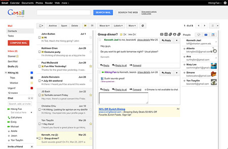 Preview Pane on Gmail - inLook.vn