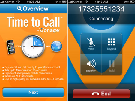 Vonage Time to Call - inLook.vn