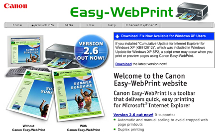 Canon Easy Web Print - inLook.vn
