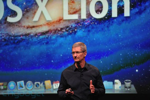 CEO Apple nói về sự thành công của hệ điều hành máy tính mới. Ảnh: Engadget.