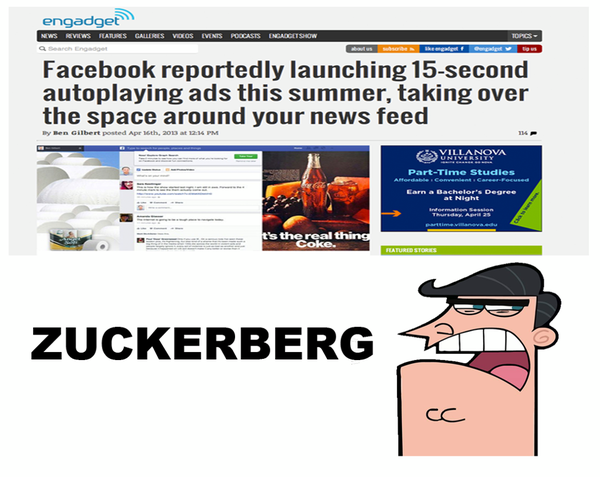 Facebook chuẩn bị tung quảng cáo &quot;chiếm chỗ&quot; cực khó chịu 2