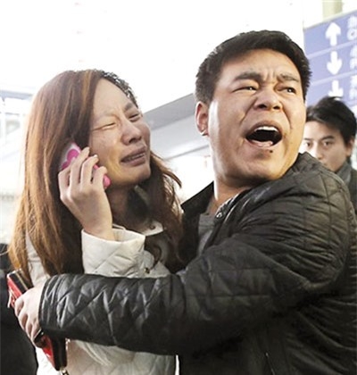 Thân nhân của hành khách Trung Quốc trên chuyến bay mất tích 