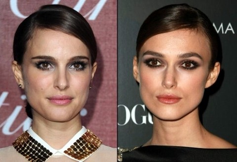 Natalie Portman và Keira Knightley giống hệt nhau từ chiếc mũi cao đến đôi mắt, khuôn mặt “mỏng mày hay hạt”.