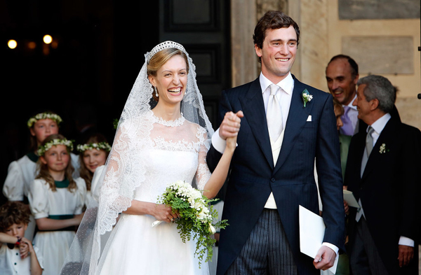 Cô dâu Elisabetta Maria Rosboch von Wolkenstein kết hôn với hoàng tử Amedeo của Bỉ vào tháng 7/2014
