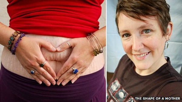 Những bức ảnh xúc động về thân hình &quot;xập xệ&quot; của phụ nữ sau sinh 1
