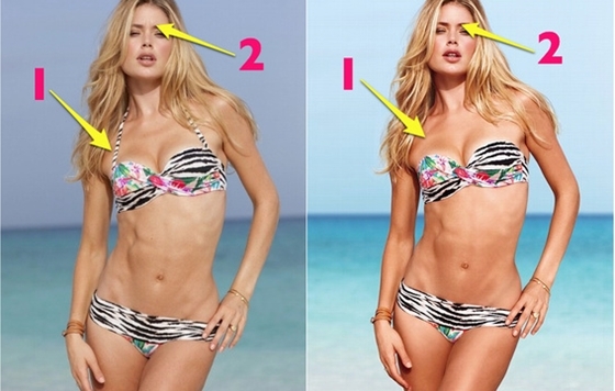 Bắt lỗi Photoshop của các thiên thần Victoria's Secret 4