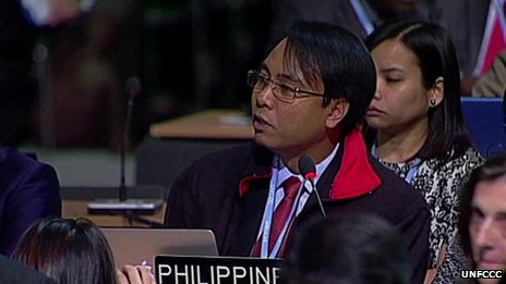 &#10;&#9;Trưởng đoàn đàm phán Philiipines COP 19 Yeb Sano