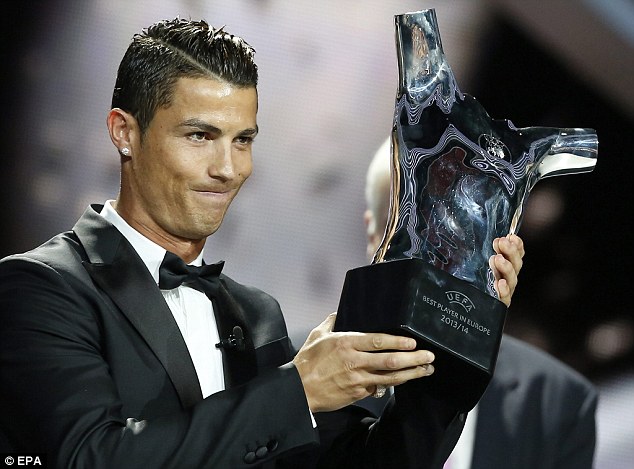 Danh hiệu Cầu thủ xuất sắc nhất châu Âu của Ronaldo