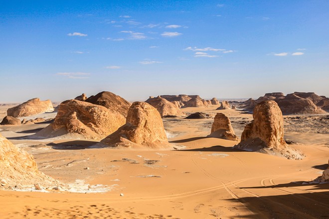Sa mạc Trắng - báu vật thiên nhiên của Ai Cập