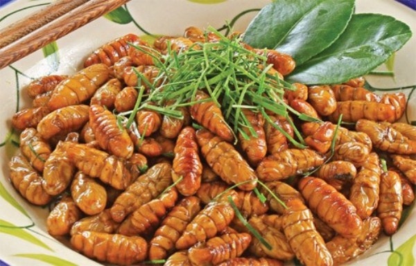 Mê hoặc món ấu trùng đậm chất Việt