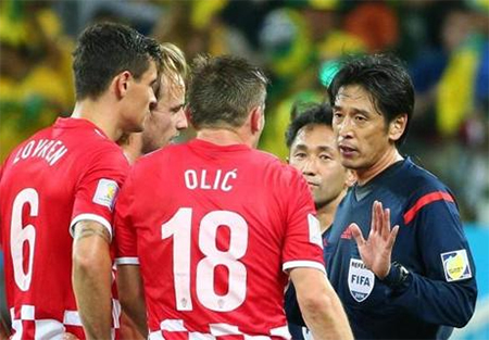 Nishimura bị trỉ chích mạnh khi góp tay khiến Croatia nhận thất bại