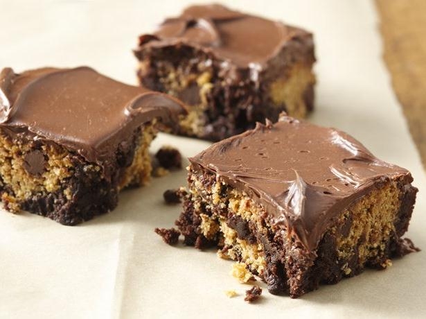 brownies, brownies chocolate, bánh chocolate hạnh nhân