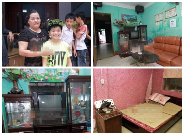 Căn nhà Quang Anh đang sống tại Thanh Hóa