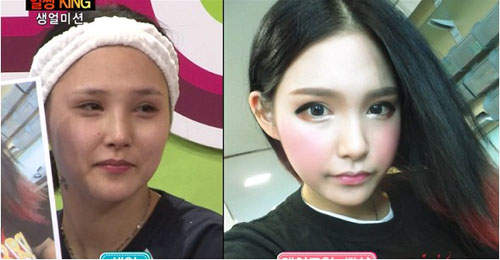 Gương mặt thật gây sốc của các búp bê xinh đẹp xứ Hàn 12