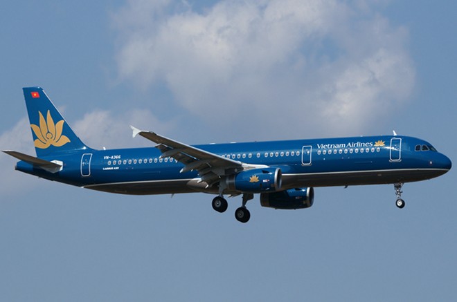 Một chiếc Airbus A321 của Vietnam Airlines.