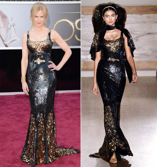 Soi váy hàng hiệu đẳng cấp tại Oscar 2013 - 11