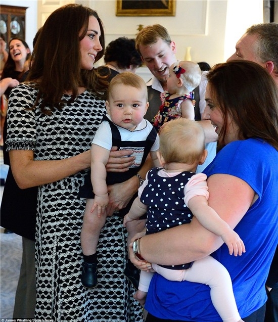 He's bound to break a few hearts when he¿s older, but no one expected Prince George to get off to such an early start. Undertaking his first ever official engagement, the future king managed to reduce a young girl to tears by unwittingly making a grab at her arm