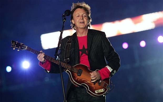 Sir Paul McCartney, huyền thoại The Beatles cũng sẽ tới dự lễ khai mạc World Cup 2014. Ảnh: Telegraph.