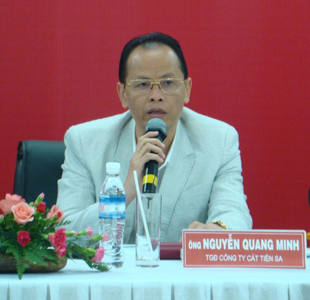 Ông Nguyễn Quang Minh, giám đốc công ty Cát Tiên Sa.