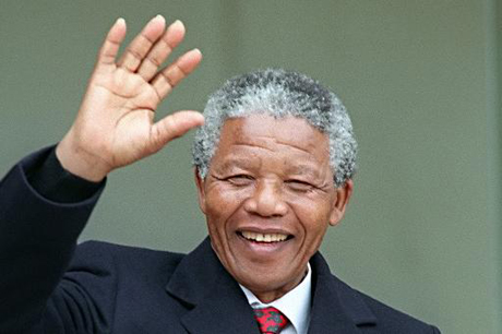 Cựu Tổng thống Nam Phi Nelson Mandela khi còn khỏe mạnh.