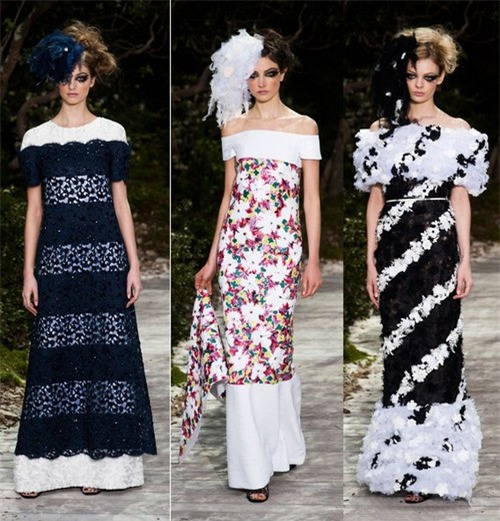 Các mẫu khác trong bộ sưu tập Haute couture của Chanel.
