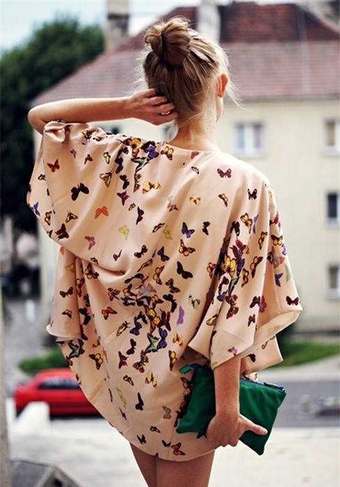 Áo khoác kimono - Xu hướng áo bay bổng, nhẹ bẫng của mùa hè 13