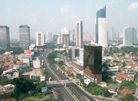 Thủ đô Jakarta, nơi xảy ra vụ việc thương tâm.