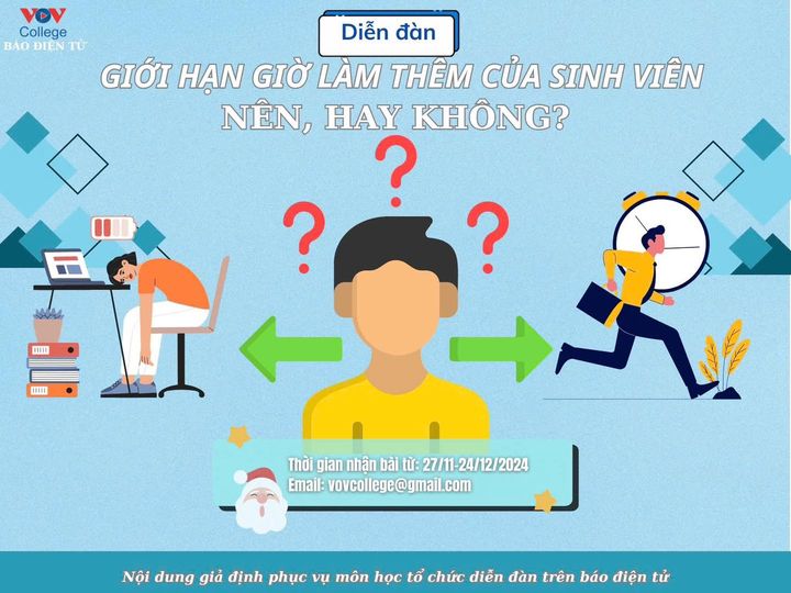 [PHƯỚC] Giới hạn giờ làm thêm của sinh viên: Nên, hay không?