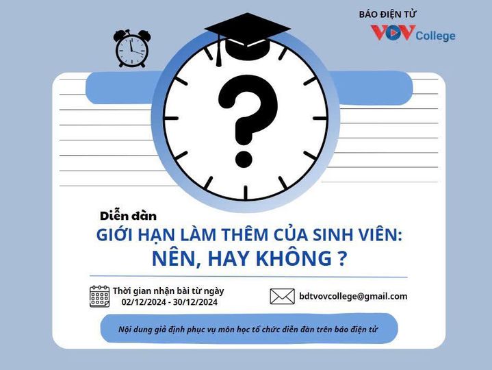[CELINA] Giới hạn giờ làm thêm của sinh viên: Đi tìm giải pháp hợp lý!