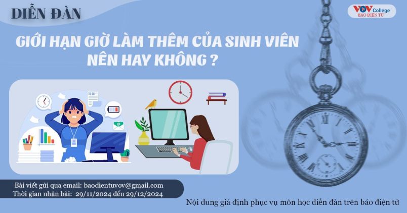 [HKT] Quản lý chặt thời gian làm thêm của sinh viên: Đâu là giải pháp!
