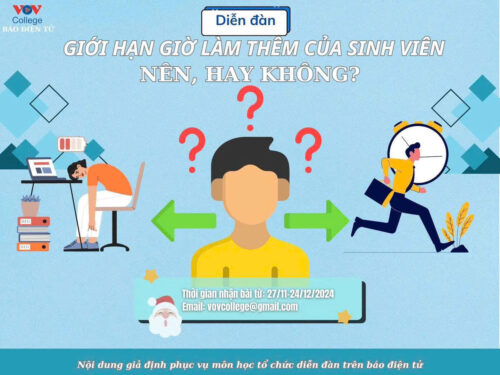 [PHƯỚC] Giới hạn giờ làm thêm: Ước mơ lớn từ công việc nhỏ