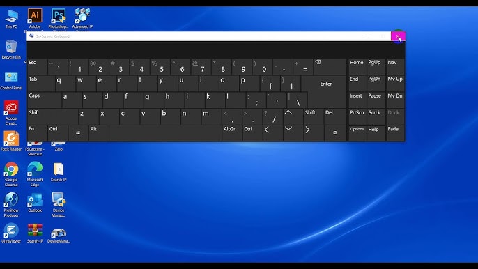 4 cách mở bàn phím ảo trên Windows