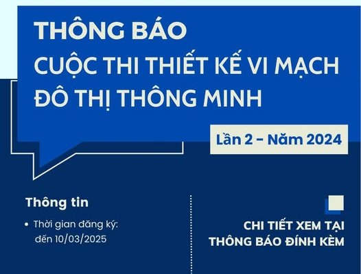 Cuộc thi Thiết kế Vi mạch Cho đô thị thông minh lần 2