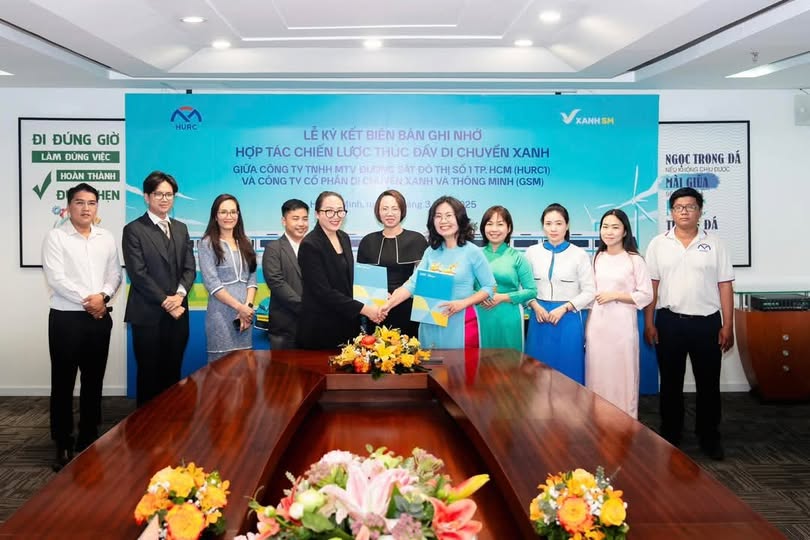Metro TP.HCM cùng Xanh SM hợp tác phát triển giao thông xanh