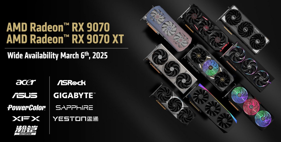 Radeon RX 9070 và 9070 XT: chơi game 4K, giá ở mức 1440p