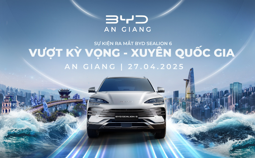 Xe điện lai xăng hot nhất năm- BYD Sealion 6 sắp ‘đổ bộ’ An Giang