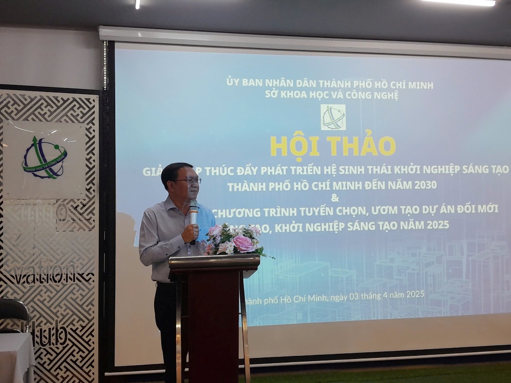 TP.HCM công bố Chương trình tuyển chọn, ươm tạo dự án đổi mới sáng tạo, khởi nghiệp sáng tạo năm 2025 TP.HCM công bố Chương trình tuyển chọn, ươm tạo dự án đổi mới sáng tạo, khởi nghiệp sáng tạo năm 2025