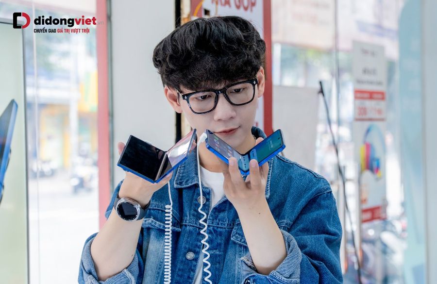 Galaxy Z Fold7 thu hút sự quan tâm tại Di Động Việt