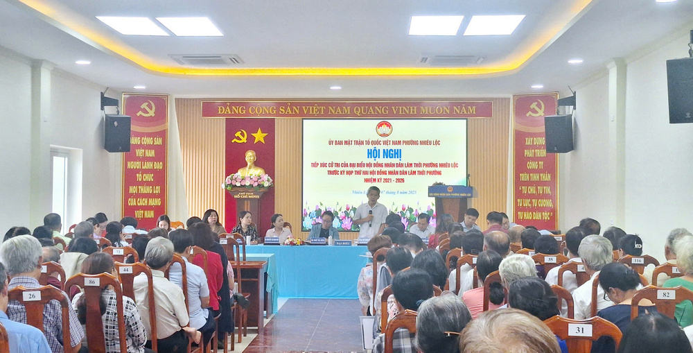 Phường Nhiêu Lộc – TP.HCM: Tiếp xúc cử tri hiến kế cải thiện chất lượng sống địa phương