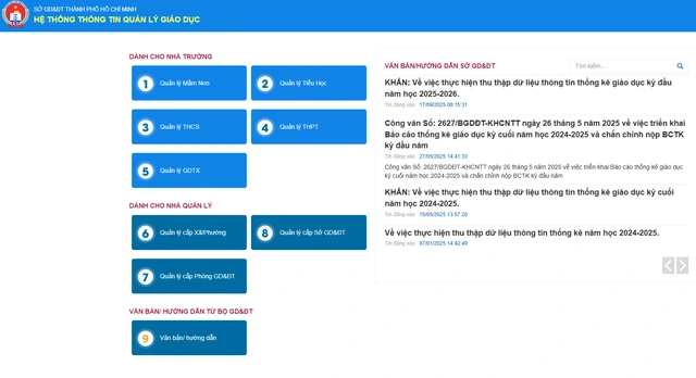 Sở GD-ĐT TP.HCM cảnh báo có doanh nghiệp mạo danh triển khai phần mềm dữ liệu Sở GD-ĐT TP.HCM cảnh báo có doanh nghiệp mạo danh triển khai phần mềm dữ liệu