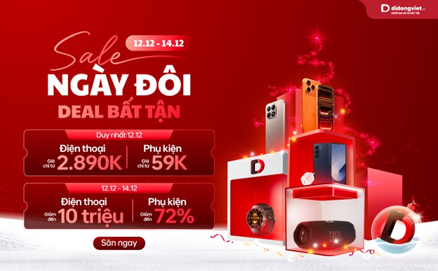 Di Động Việt tung chương trình ưu đãi “Đại tiệc công nghệ” cuối năm 1 1