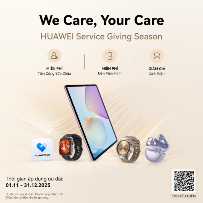 Huawei tri ân khách hàng bằng loạt ưu đãi mua sắm và hậu mãi 1 Picture1