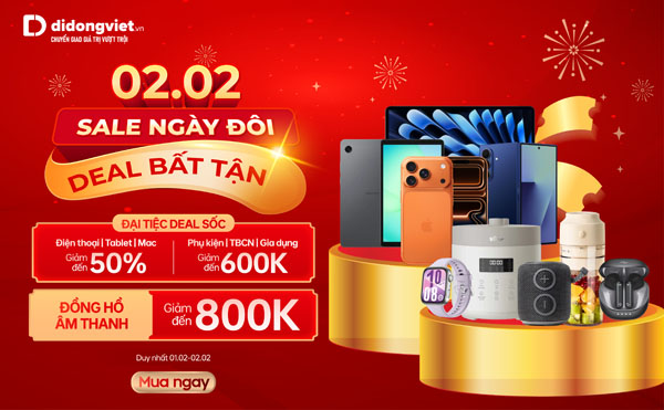 Sắm Tết tiết kiệm: iPhone 17 Pro về giá sốc, Z Fold7 giảm gần 10 triệu đồng Sắm Tết tiết kiệm: iPhone 17 Pro về giá sốc, Z Fold7 giảm gần 10 triệu đồng