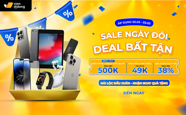 Sale ngày đôi tại Viện Di Động: Sở hữu iPhone chỉ từ 3,9 triệu đồng