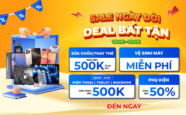 Top iPhone cũ về giá sốc dịp sale đôi 5.5