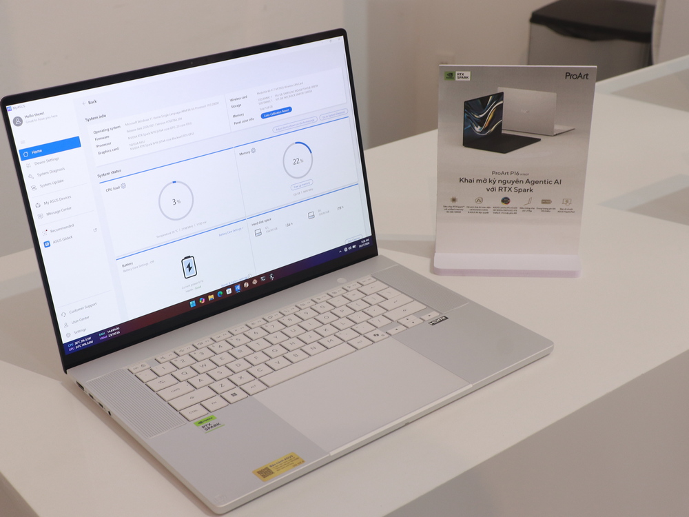 ASUS ProArt P16: Đón đầu xu hướng AI cục bộ